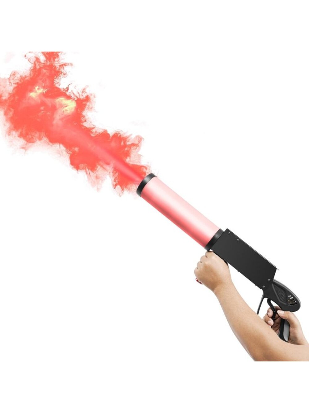 Handheld Fog Machine with RGB LED Lights, 9.84ft Hose, Perfect for Parties